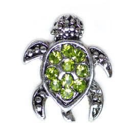 Tortuga con cristales