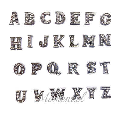 Letras plateadas
