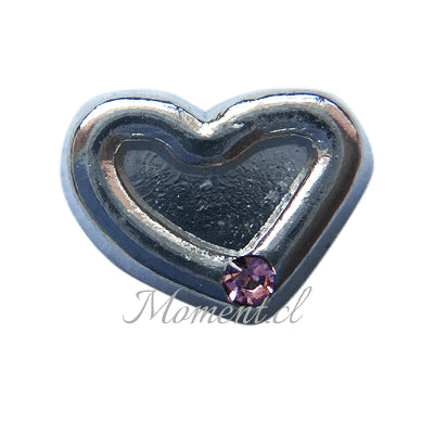 Corazón plateado