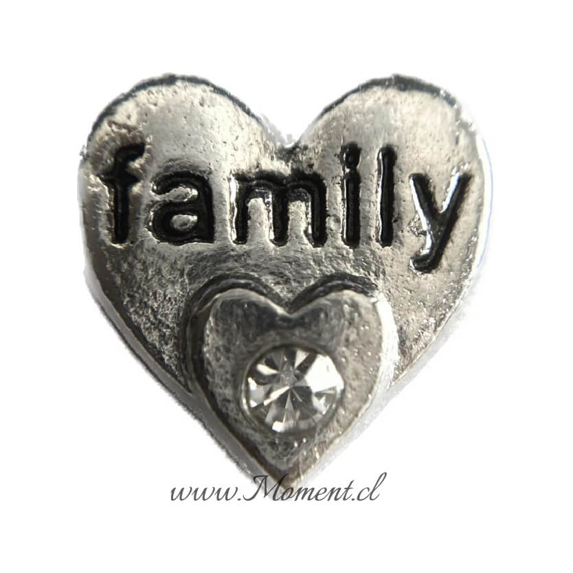 Corazón Family con cristal