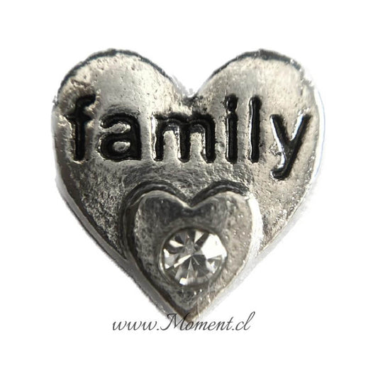 Corazón Family con cristal