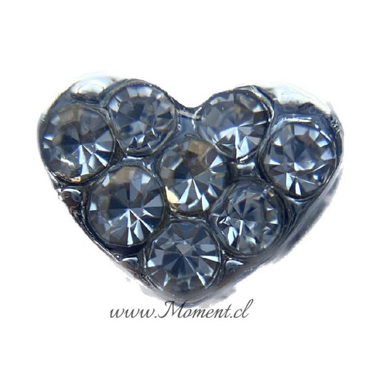 Corazón con cristales