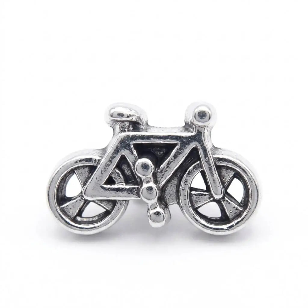 Bicicleta plateada