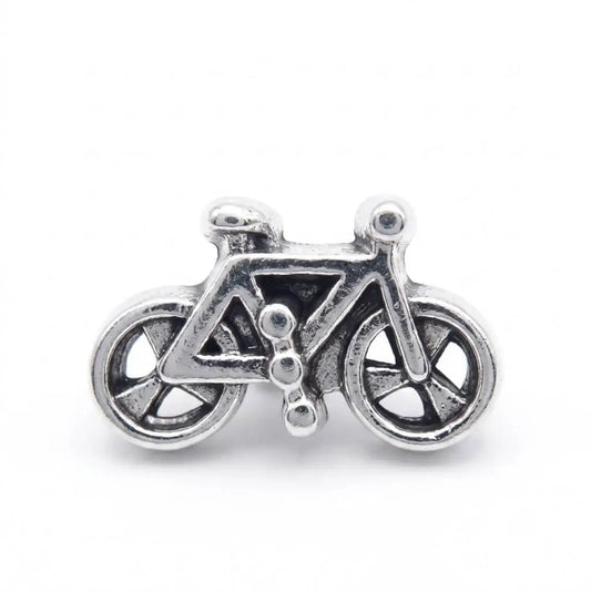 Bicicleta plateada