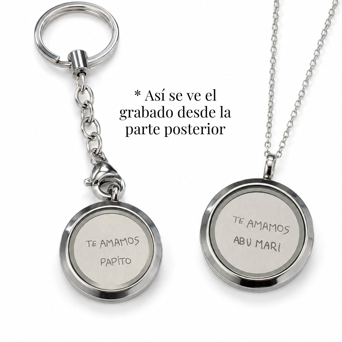 Disco con grabado personalizado
