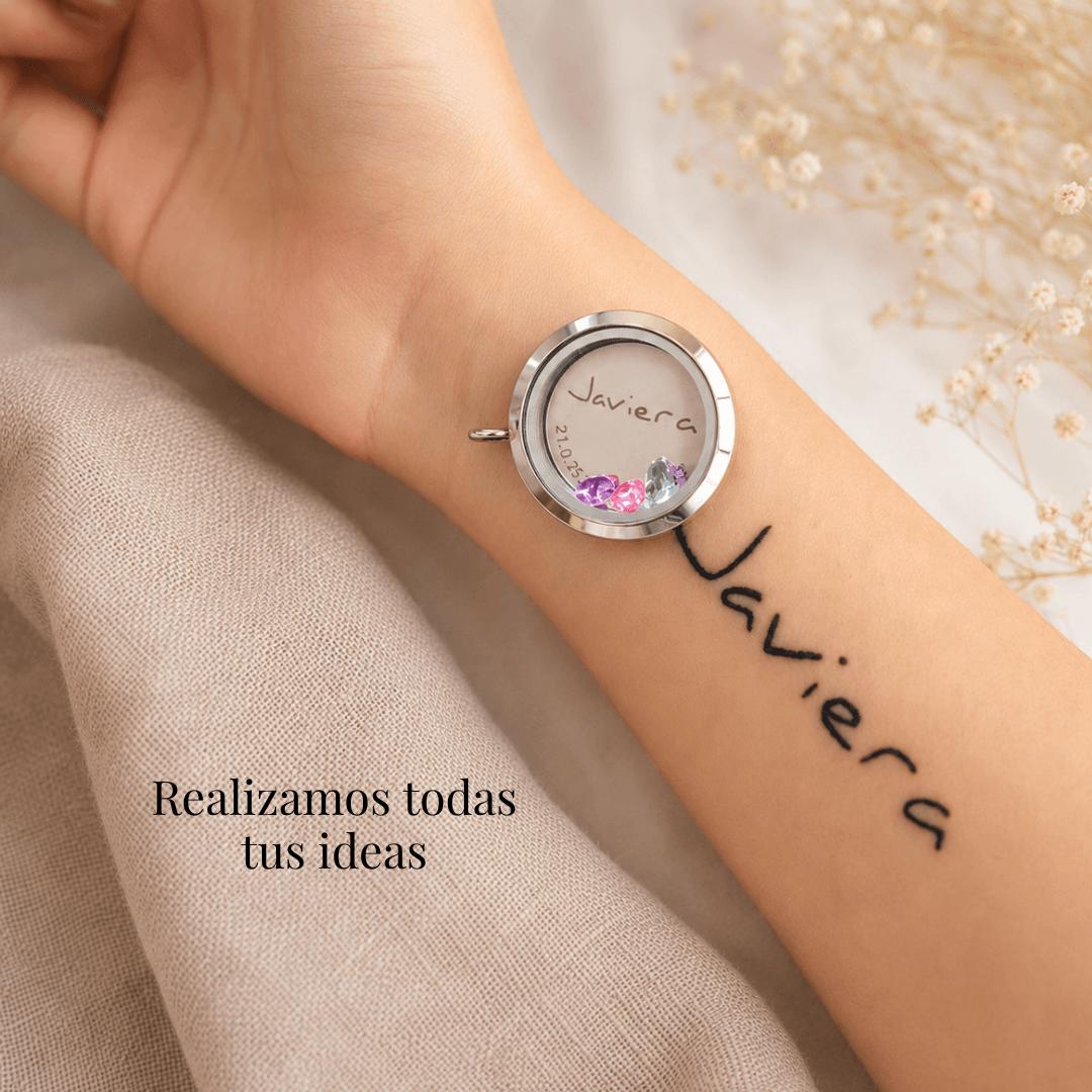 Disco con grabado personalizado