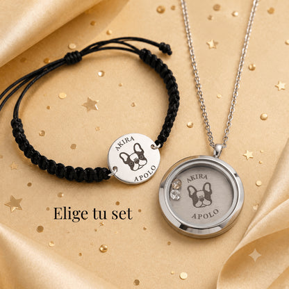 Disco con grabado personalizado